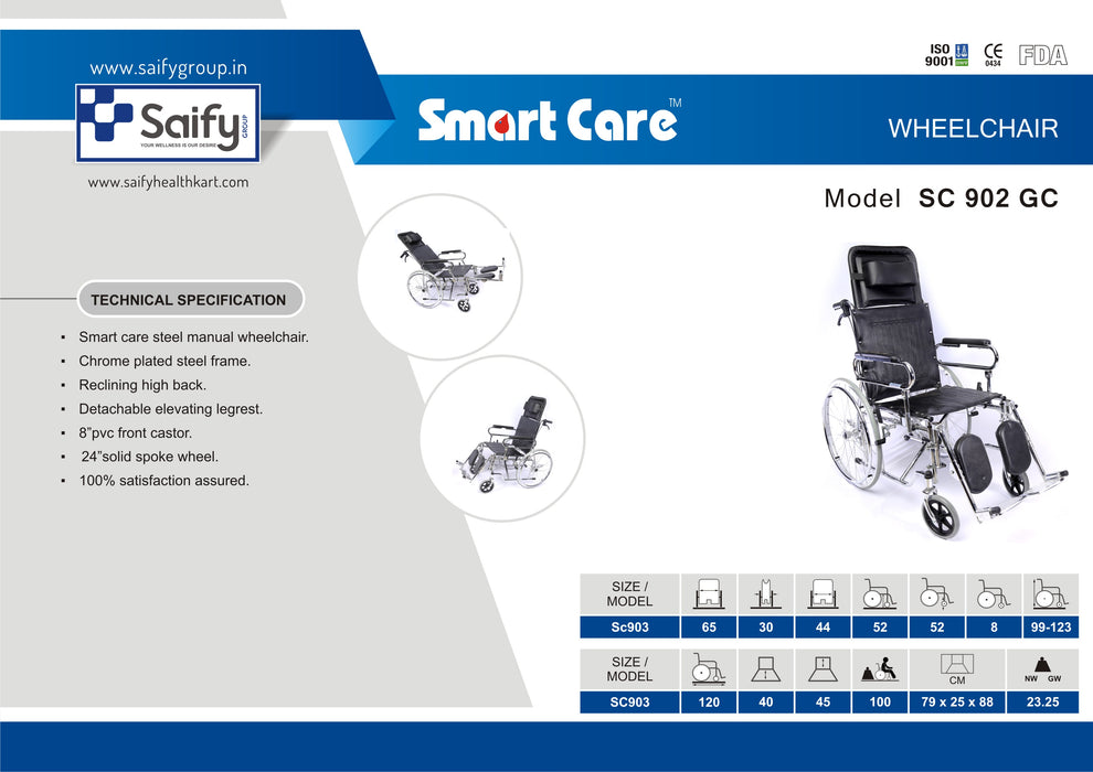 Wheelchair Reclining SC 902 GC